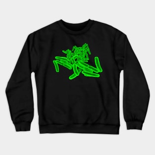 Green Bacteria Crewneck Sweatshirt